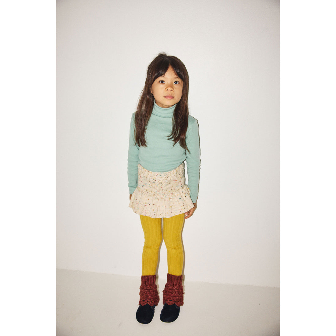 Misha and Puff Snowglobe Confetti Skating Pond Skirt