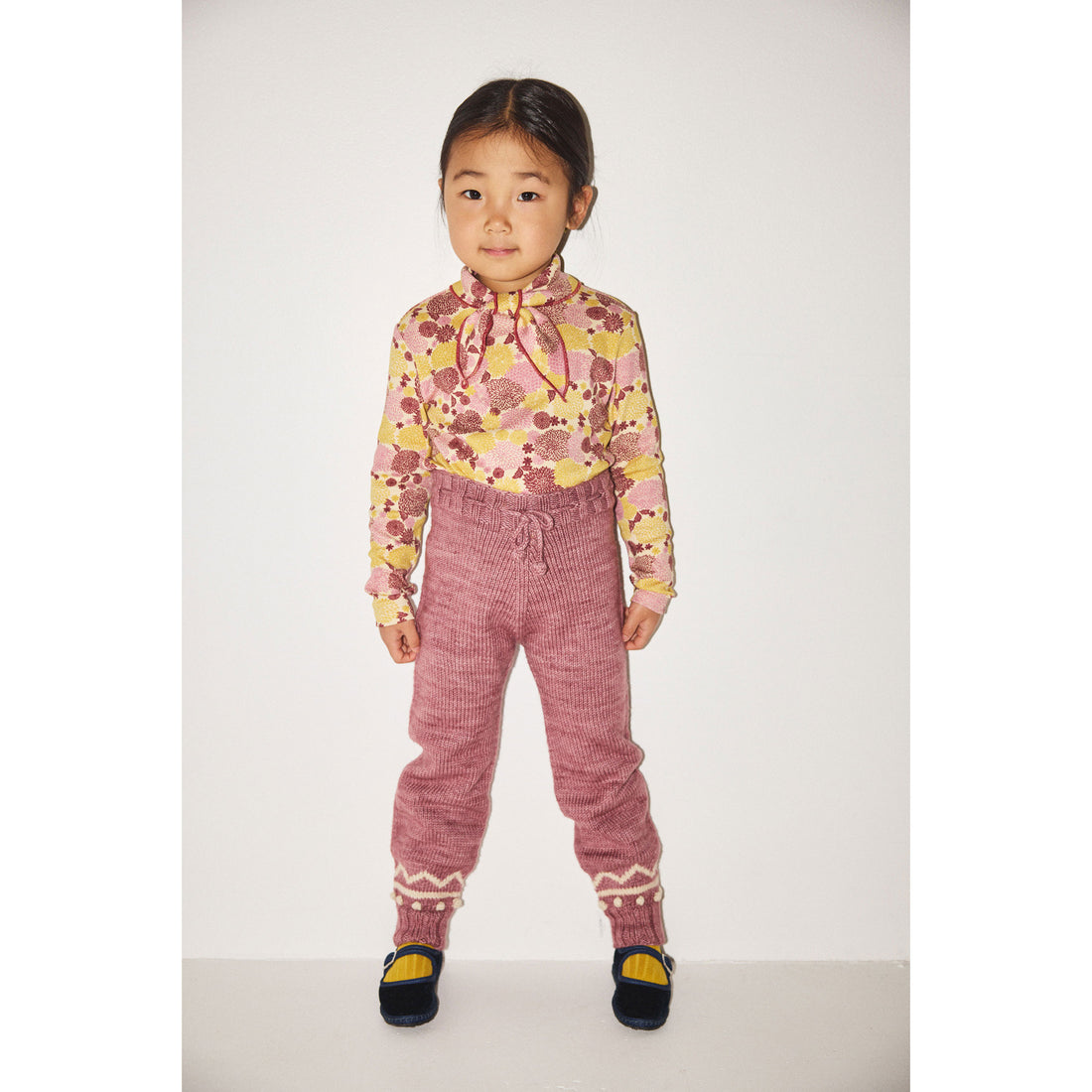 Misha and Puff Antique Rose Zig Zag Snowy Day Legging