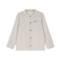 Louise Misha Cream Stripes Amod Shirt