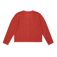 Bonton Pumpkin Retro Cardigan