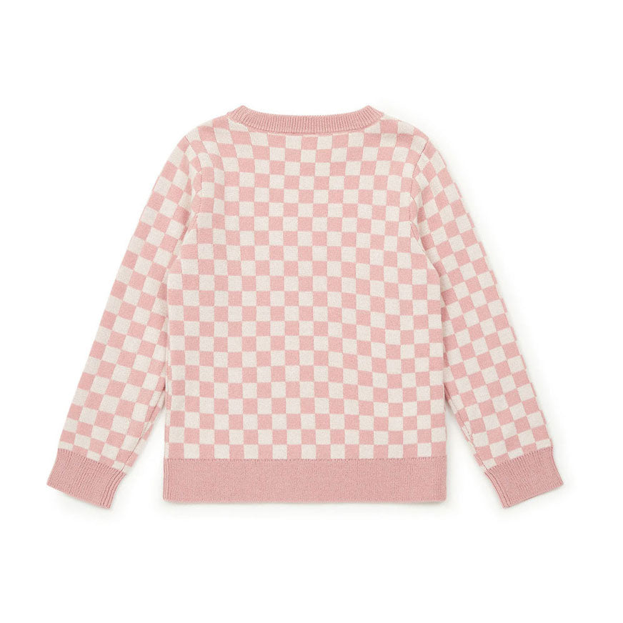 Bonton Rosewood Check Damier Pullover
