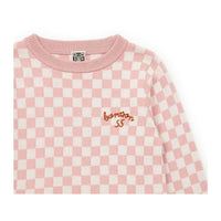 Bonton Rosewood Check Damier Pullover