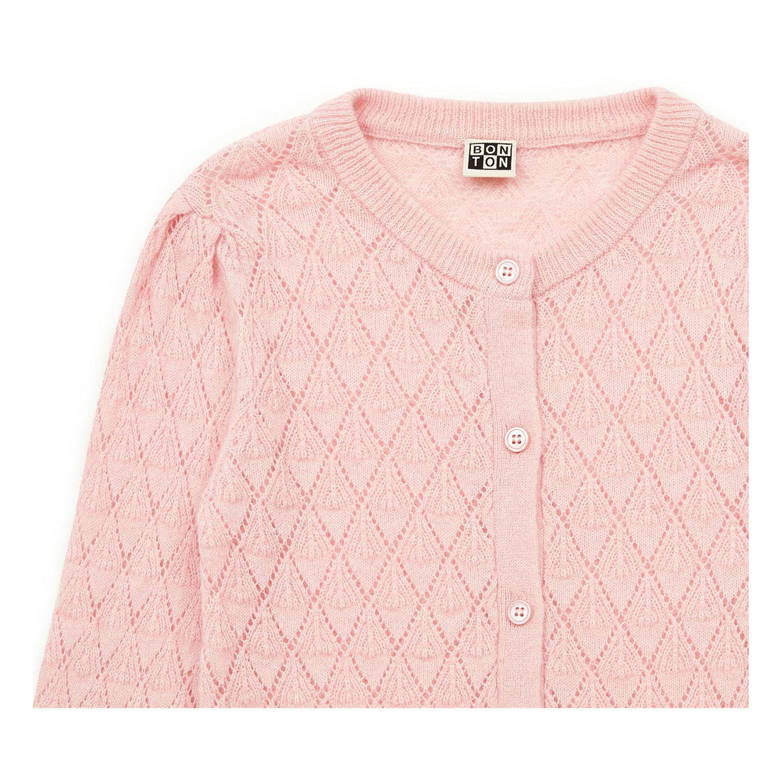Bonton Rose Openwork Cardigan