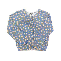 Bonton Blue Floral Lilou Cardigan