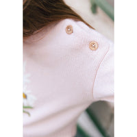 Bonton Peach Brode Fille Pullover