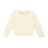 Bonton Cream Frill Collar Sweater