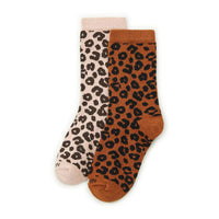 Bonton Leopard Rose and Leopard Socks Pack