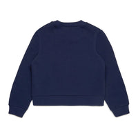 Max and Co Navy Branded Crewneck Sweater
