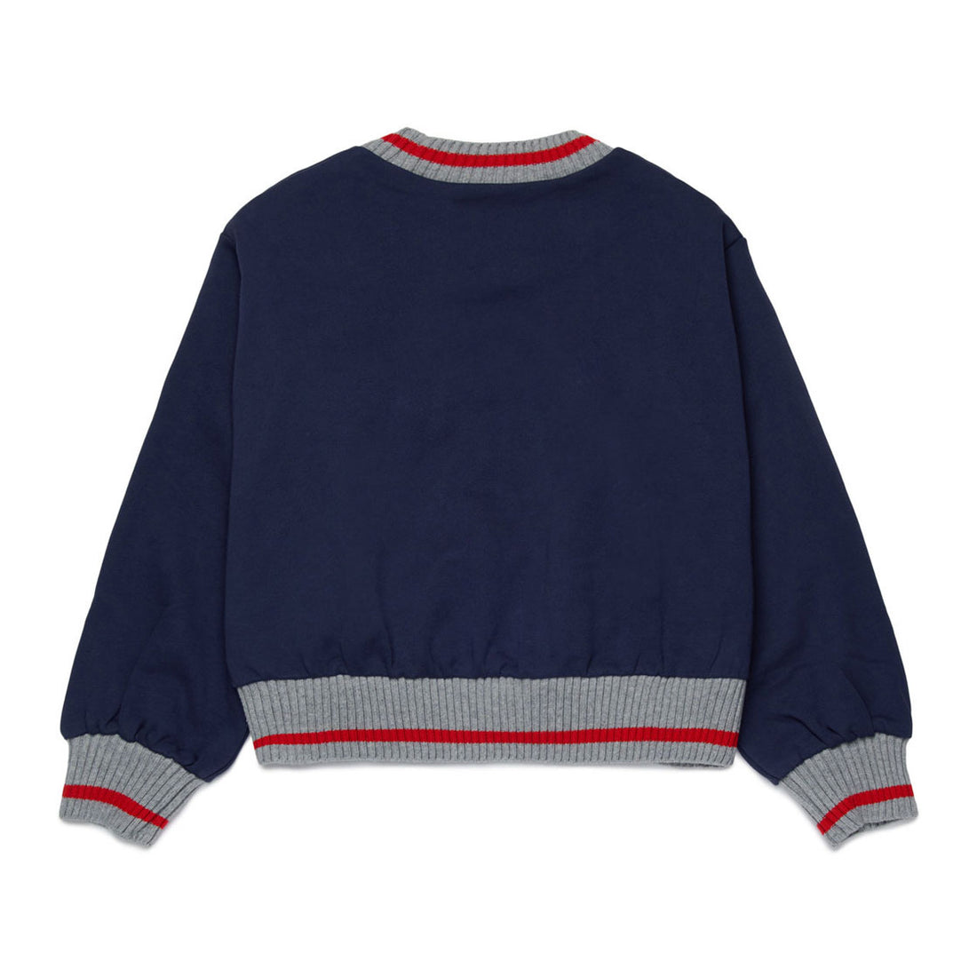 Max and Co Night Blue Sweatshirt With College Patches