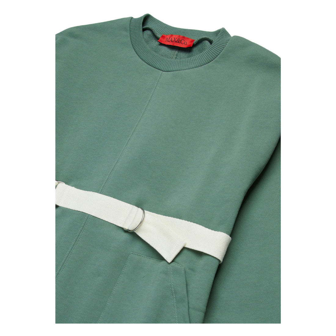 Max and Co Spruce Green Maxi Sweater Dress With Belt Ladida Max and Co Spruce Green Maxi Sweater Dress With Belt Ladida