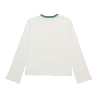 Max and Co White Long Sleeve T-shirt With Logo