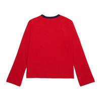 Max and Co Red Long Sleeve T-shirt With Logo