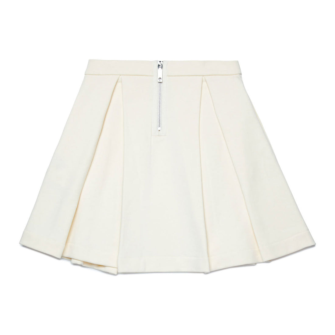 Max and Co White Fleece Corolla Skirt