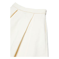 Max and Co White Fleece Corolla Skirt