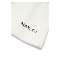 Max and Co White Fleece Corolla Skirt