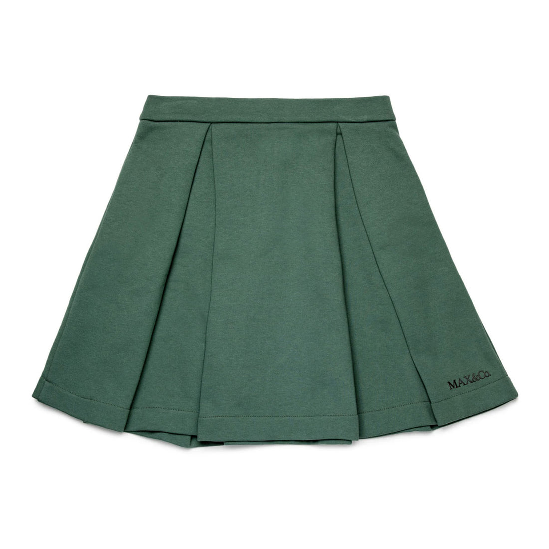 Max and Co Green Fleece Corolla Skirt