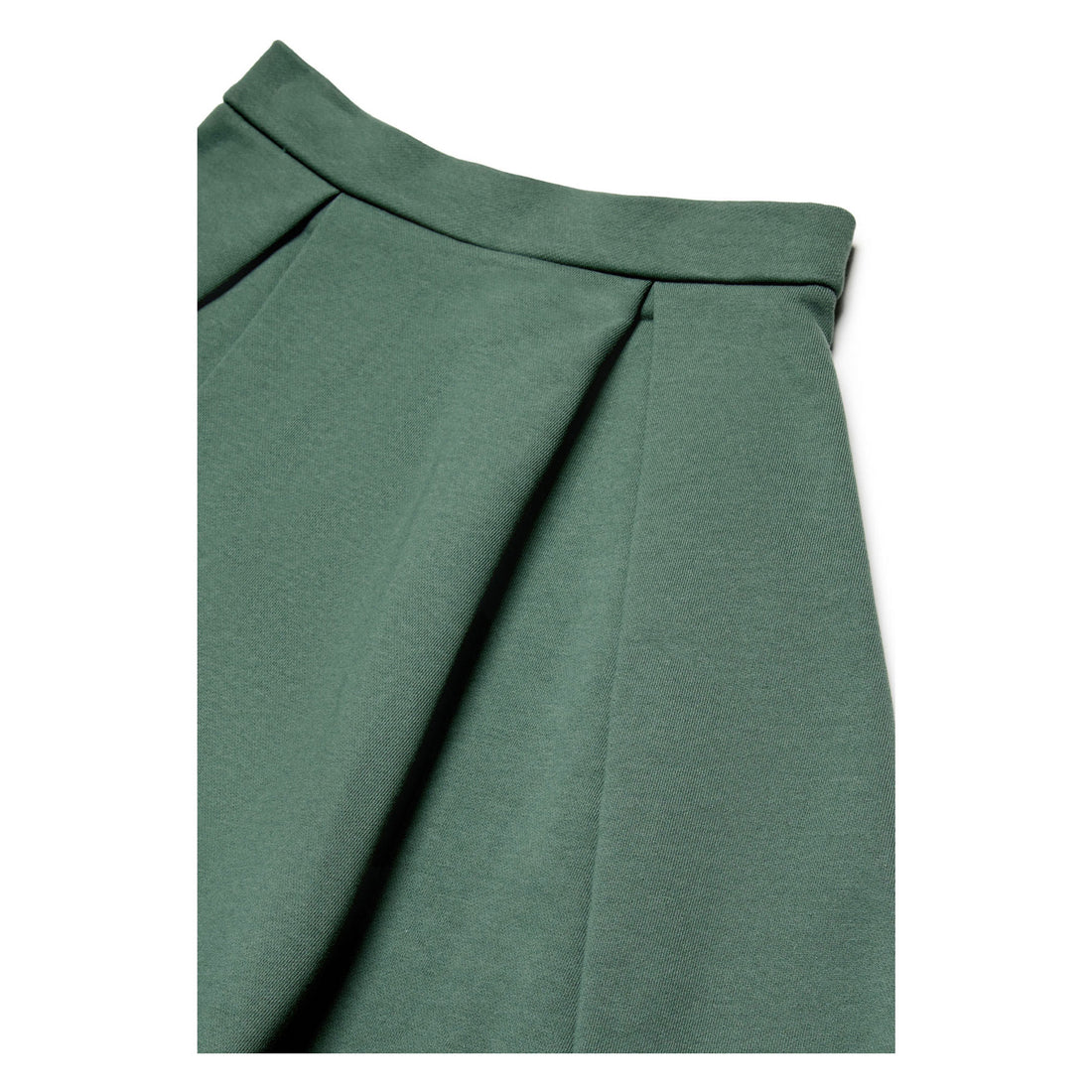 Max and Co Green Fleece Corolla Skirt