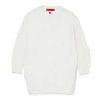 Max and Co White Wool Blend Dress