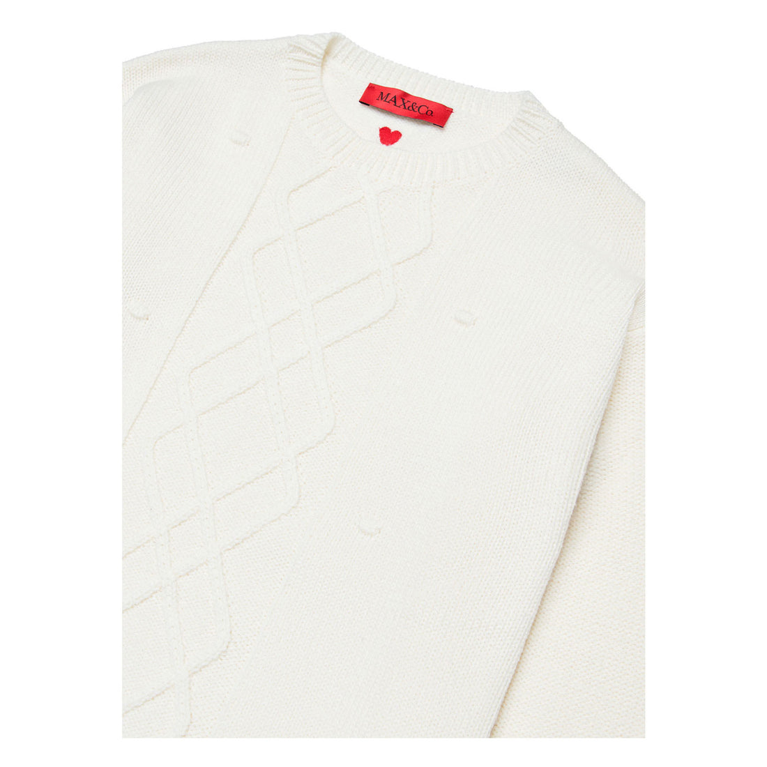 Max and Co White Wool Blend Dress