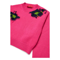 Max and Co Wool Blend Pullover With Flowers