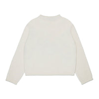 Max and Co Ivory Square Logo Knit Sweater