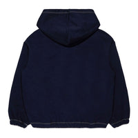 Max and Co Navy Square Logo Hoodie