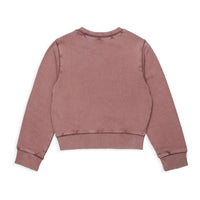 Max and Co Mauve Logo Washed Sweatshirts