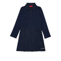 Max and Co Navy Pinstripe Dress