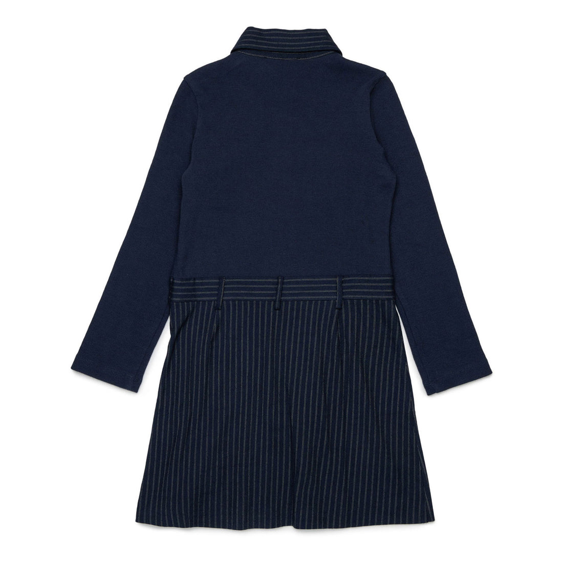 Max and Co Navy Pinstripe Dress