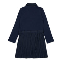 Max and Co Navy Pinstripe Dress