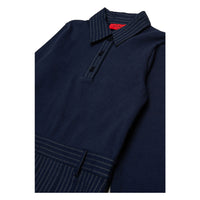 Max and Co Navy Pinstripe Dress