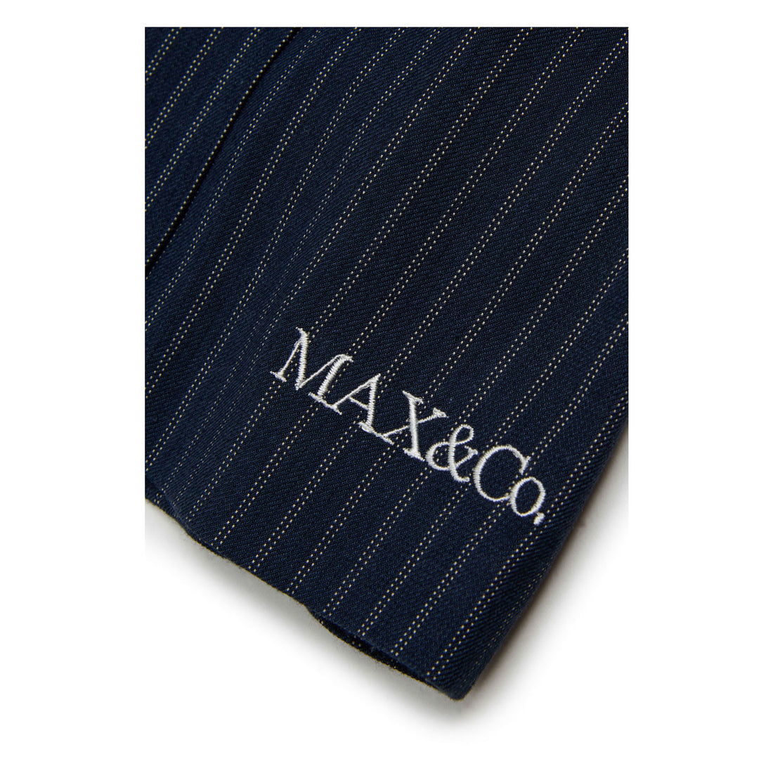 Max and Co Navy Pinstripe Dress