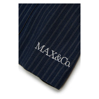 Max and Co Navy Pinstripe Dress