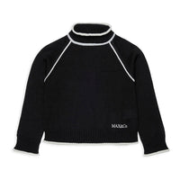 Max and Co Black Ribbed Turtleneck