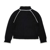 Max and Co Black Ribbed Turtleneck
