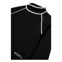 Max and Co Black Ribbed Turtleneck