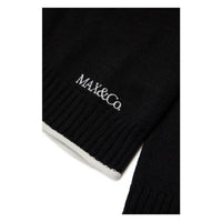 Max and Co Black Ribbed Turtleneck