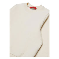 Max and Co Ivory Jacquard Allover Logo Sweatshirt