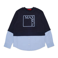 Max and Co Navy Logo Sweatshirt
