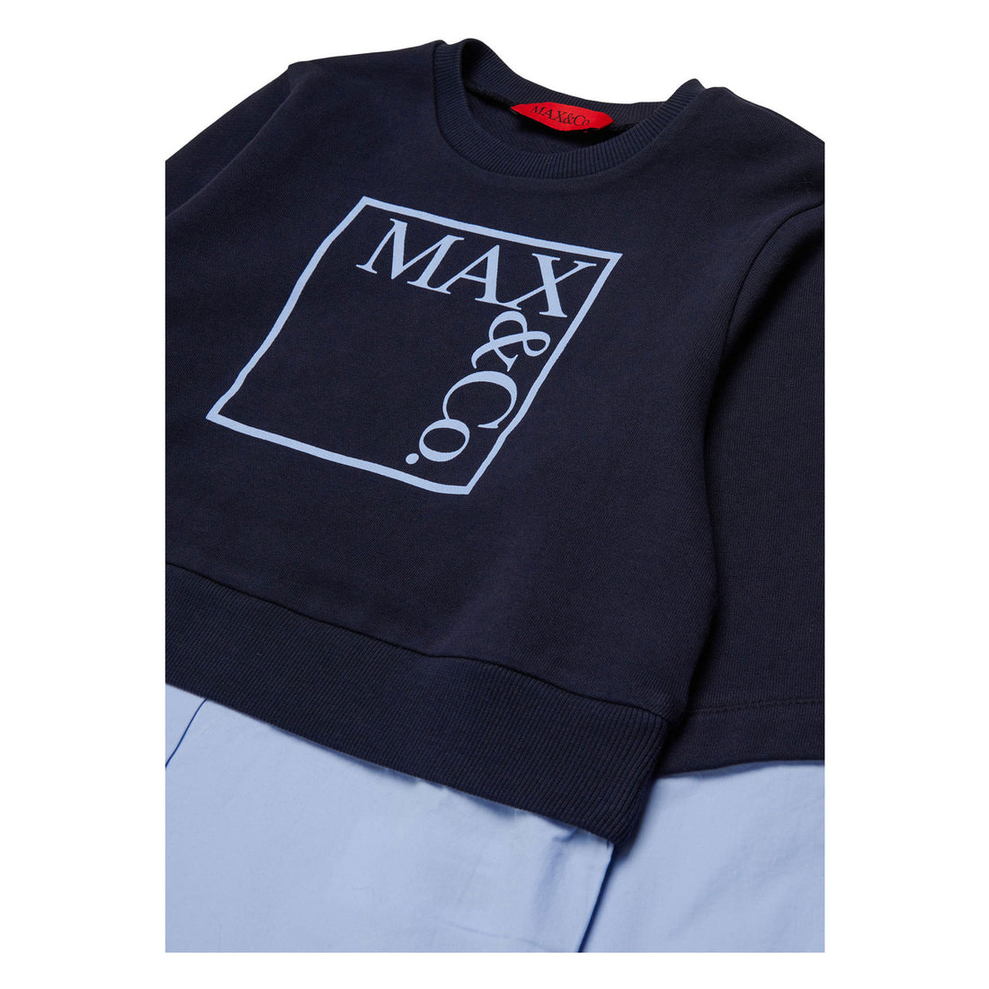 Max and Co Navy Logo Sweatshirt