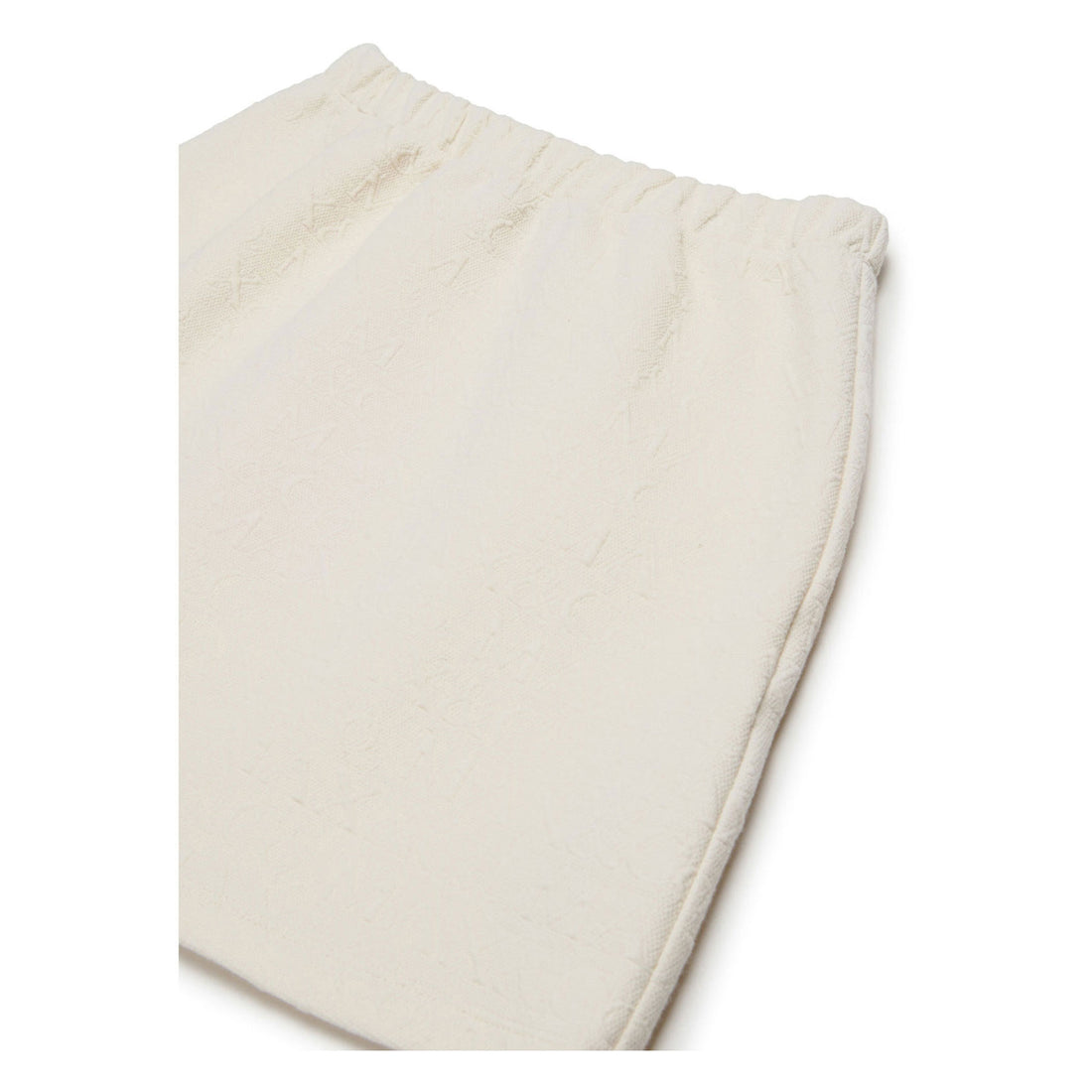 Max and Co Ivory Jacquard Allover Logo Skirt
