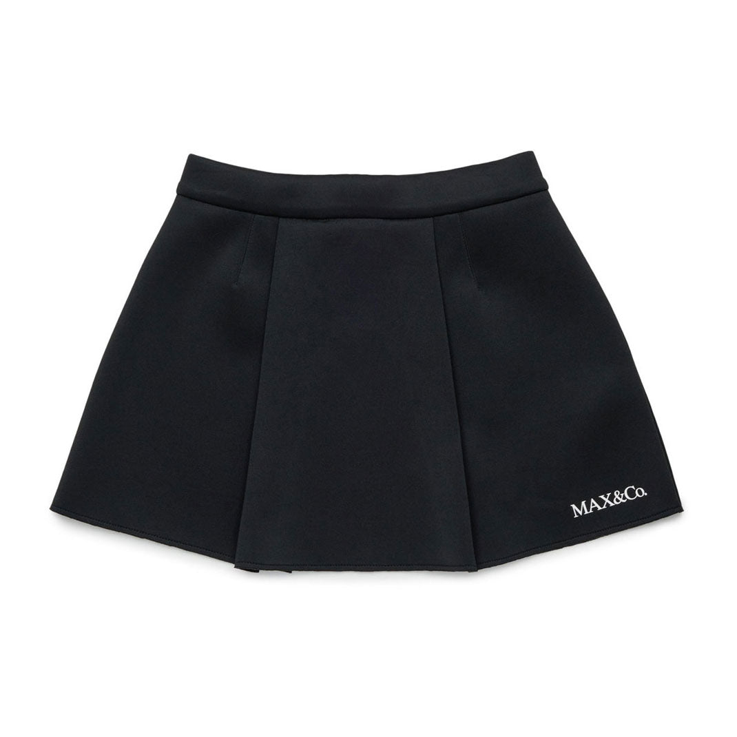 Max and Co Black Neoprene Skirt