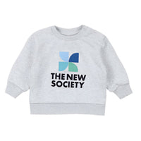 The New Society Grey Melange Mykonos Sweatshirt