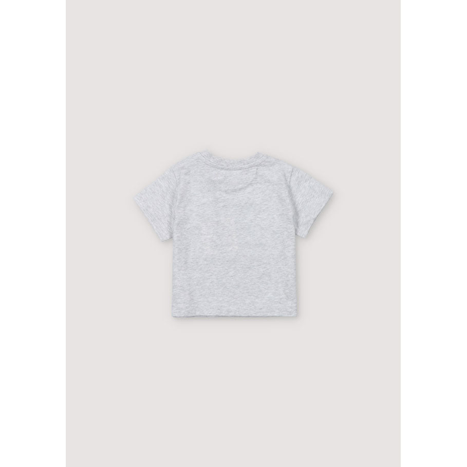 The New Society Grey Melange Mykonos T-Shirt
