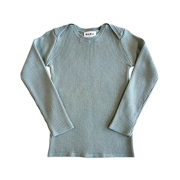 Mabli  Duck Egg Rib Sylfaen Pullover