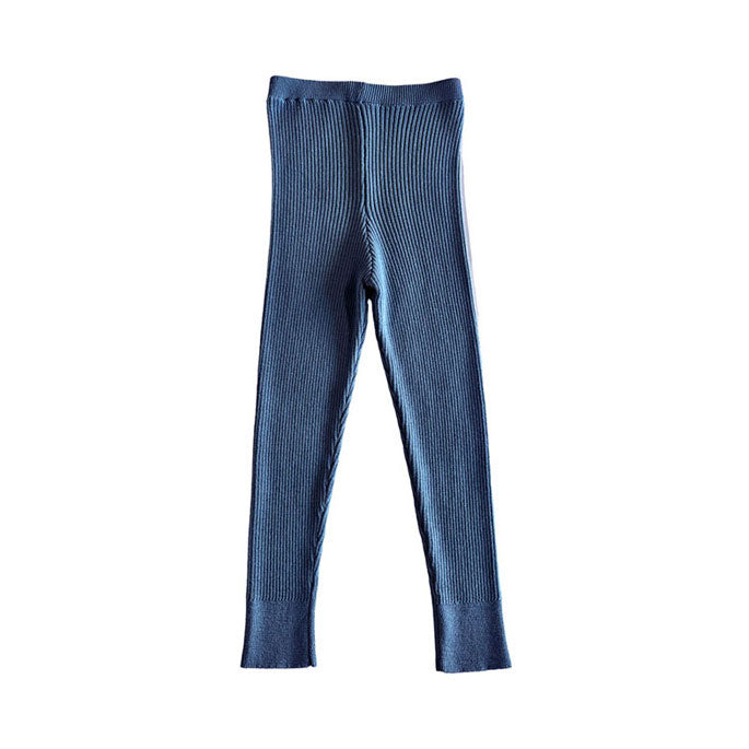 Mabli  Azurite Blue Rib Sylfaen Leggings