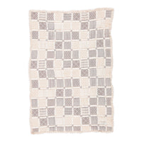 Bebe Organic Taupe Patchwork Mai Blanket