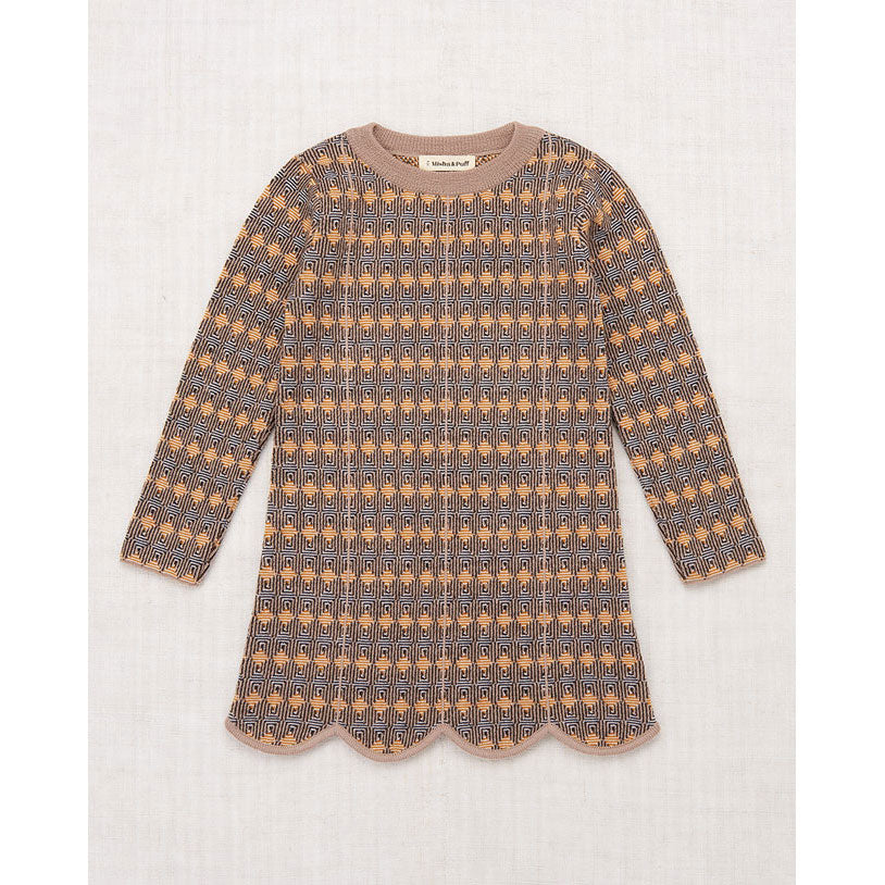 Misha and Puff Slab Maze Jacquard Malin Dress