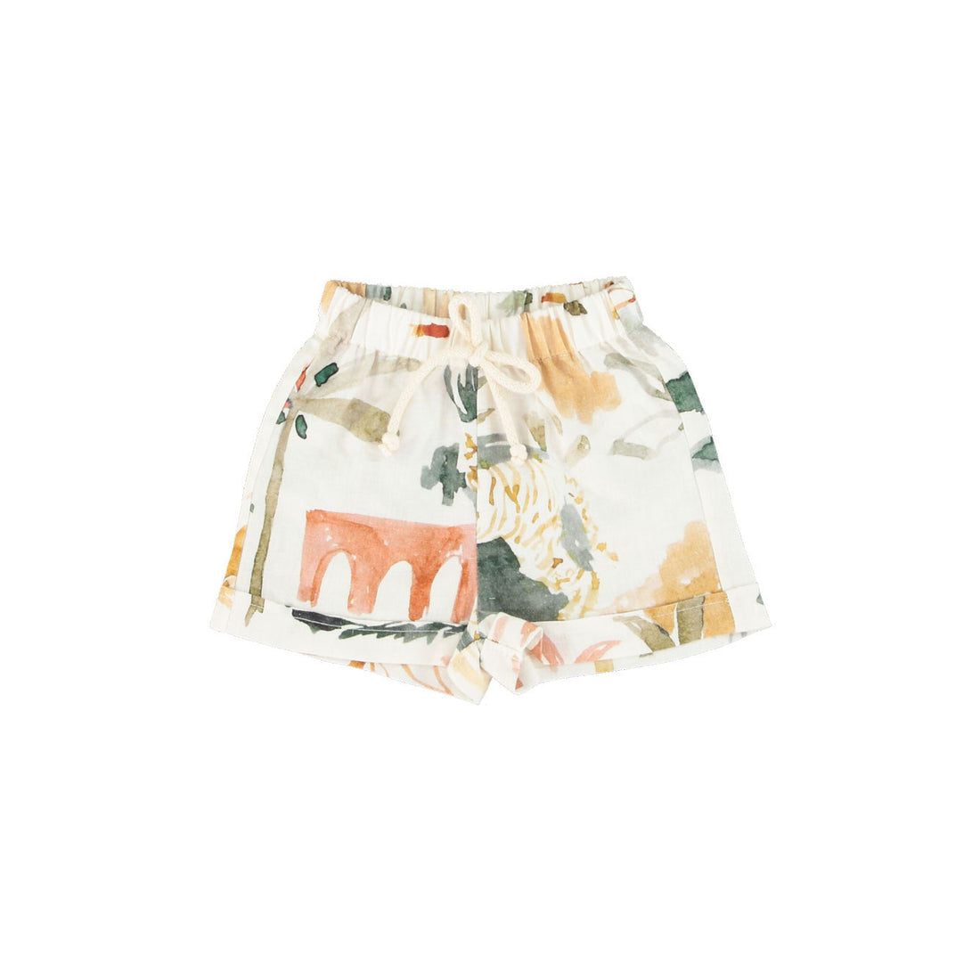 Bebe Organic Watercolour Marcel Baby Shorts