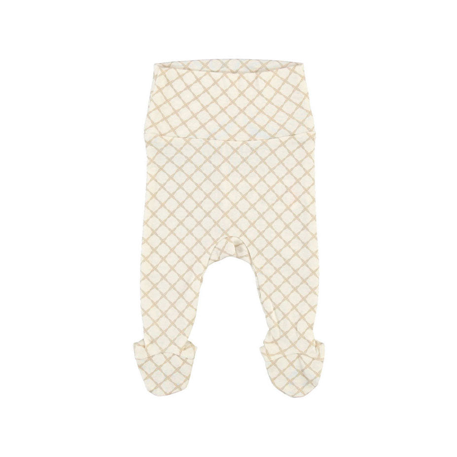 Bebe Organic Natural Marine Knot Maree Footed Legging